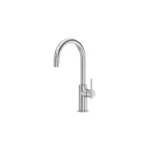 Riobel Lateral Bar/Food Prep Kitchen Faucet With C-Spout — Stainless steel