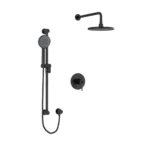 Riobel GS Shower Kit 393 Trim — Black