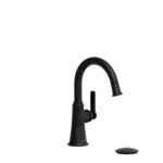 Riobel Momenti Single Handle Lavatory Faucet With C-Spout — Black