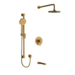 Riobel Nibi Shower Kit 1345 Trim — Brushed Gold