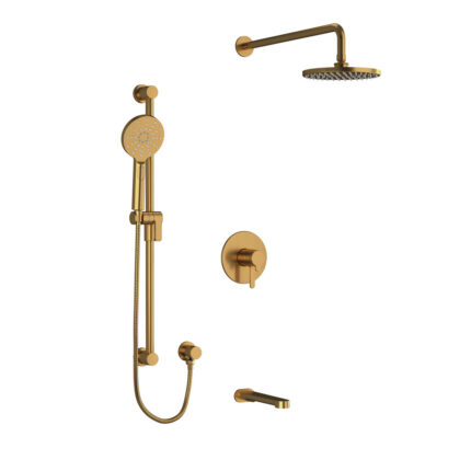 Riobel Nibi Shower Kit 1345 Trim — Brushed Gold