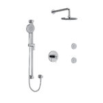 Riobel GS Thermostatic Shower System with Two Body Jets - Chrome