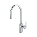 Riobel Arca Pull-Down Kitchen Faucet With Single Spray — Chrome