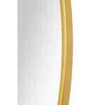 Renwil Alegre Gold Round Wall Mirror MT2528 - detail of the curved gold frame