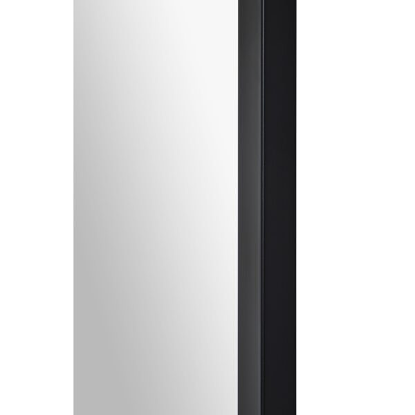 Renwil Asmara Matte Black Decorative Arch Wall Mirror MT2542 - detail of the matte black frame profile