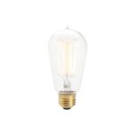 Renwil E26 ST18 Clear 60W Incandescent Bulbs, 3-Pack LB006-3 - primary product image