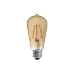 Renwil E26 ST58 Amber 2W LED Bulbs, 3-Pack LB031-3 - primary product image