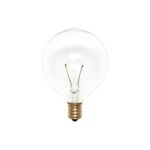 Renwil E12 G16.5 Clear 40W Incandescent Bulbs, 3-Pack LB015-3 - primary product image