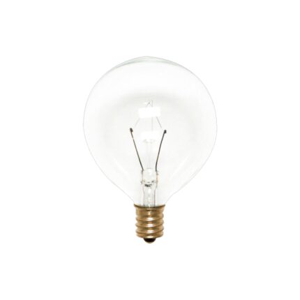 Renwil E12 G16.5 Clear 40W Incandescent Bulbs, 3-Pack LB015-3 - primary product image