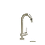 Riobel Riu Single Handle Lavatory Faucet — Polished Nickel — Knurled Lever