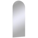 Renwil Gervais Frameless Arched Full Length Mirror MT2506 - angled view of the tall glass mirror