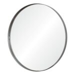 Renwil Lester Antique Silver Round Wall Mirror MT1822 - view 2