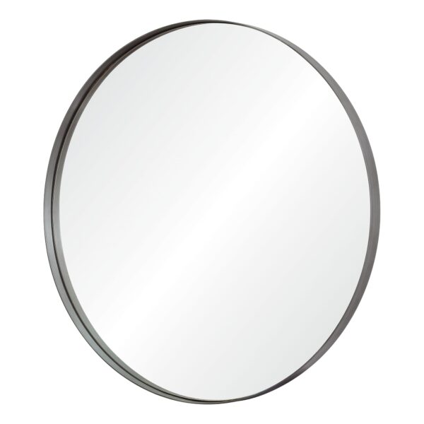 Renwil Lester Antique Silver Round Wall Mirror MT1822 - view 2