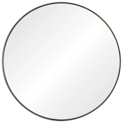 Renwil Lester Antique Silver Round Wall Mirror MT1822 - view 1