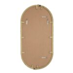 Renwil Aleah Satin Brass Capsule Wall Mirror MT2537 - rear view showing the two-way hanging points