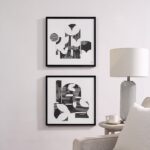 Renwil Stratus Framed Art Print — Set of 2 — room setting — W6723