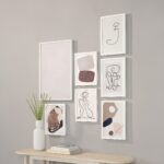 Renwil Priyanka Canvas Art — Set of 7 — room setting — PA0028