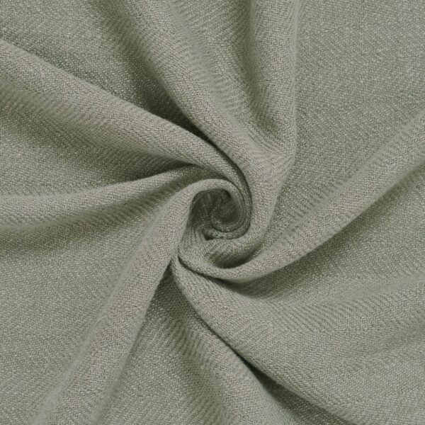 Renwil Vernier Dark Green Linen Throw 70 x 50 THR1014 - detail of herringbone linen weave