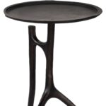 Renwil Maadi TA194 dark oil rubbed bronze plated accent table — view 2