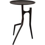 Renwil Maadi TA194 dark oil rubbed bronze plated accent table — view 3