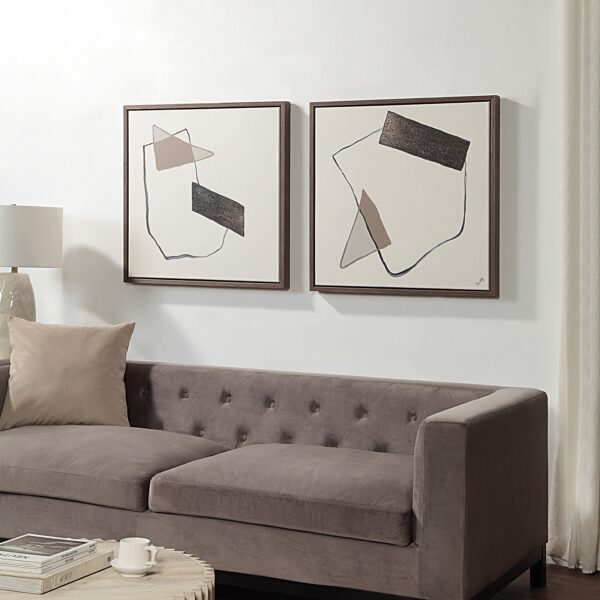 Renwil Lacadie Canvas Art — Set of 2 — room setting — OL2142