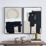 Renwil Telesto Canvas Art — Set of 2 — room setting — OL2046
