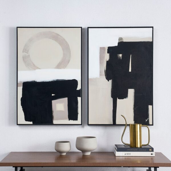 Renwil Telesto Canvas Art — Set of 2 — room setting — OL2046