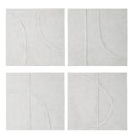 Renwil Cellier Four-Piece Textured Wall Art Set W6752 — official product view 1