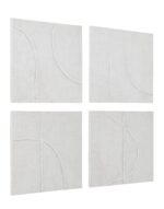 Renwil Cellier Four-Piece Textured Wall Art Set W6752 — official product view 2