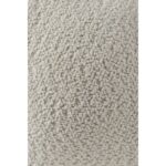 Renwil Solan Ivory Boucle Sphere Pillow 12 x 12 PWFL1416 - close-up of ivory polyester boucle texture