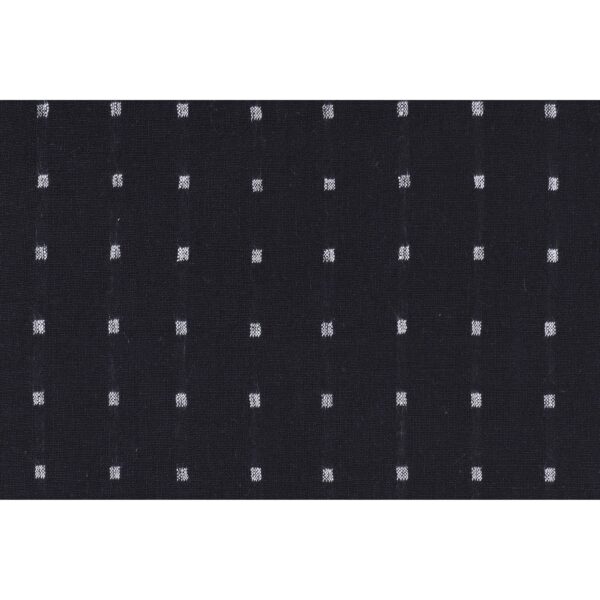 Renwil Brittany Black and White Dobby-Dot Linen Pillow 20 x 20 PWFL1400 - detail of double-sided dobby-dot fabric