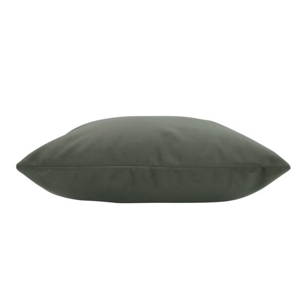 Renwil Philemon Green Poly-Velvet Pillow 20 x 20 PWFL1462 - side view of green pillow