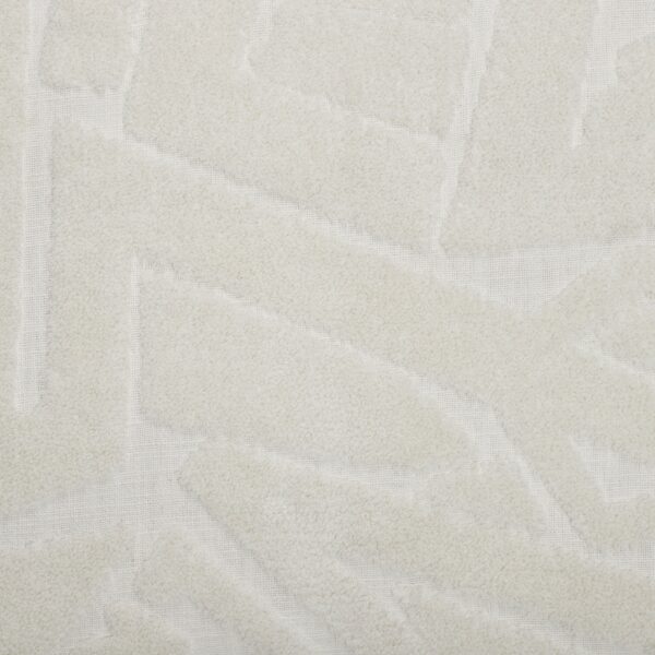 Renwil Merano Ivory Embroidered Cotton Pillow 20 x 20 PWFL1466 - detail of ivory embroidery