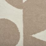 Renwil Ferla Beige and Cream Handwoven Poly-Chenille Pillow 20 x 20 PWFL1468 - detail of beige and cream weave