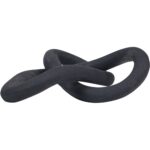 Renwil Binna Decorative Sculpture — angled view of the aluminum knot