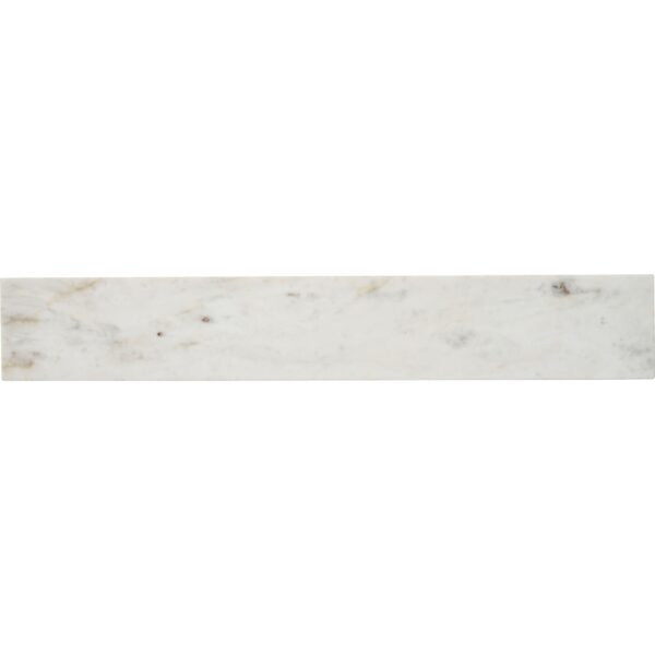Renwil Inka White Marble Tray — top detail of the white marble surface