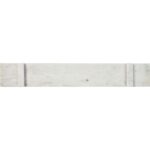 Renwil Inka White Marble Tray — underside view showing the two supports