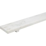 Renwil Inka White Marble Tray — corner detail of the marble tray
