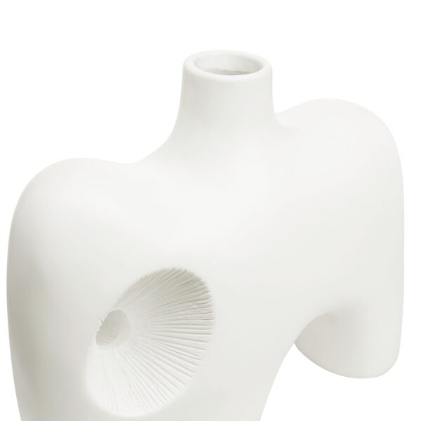 Renwil Mariner Off-White Ceramic Vase — product detail view 3