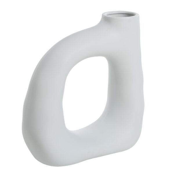 Renwil Vostra Vase VAS291 — sculptural open-centred vase, angled view