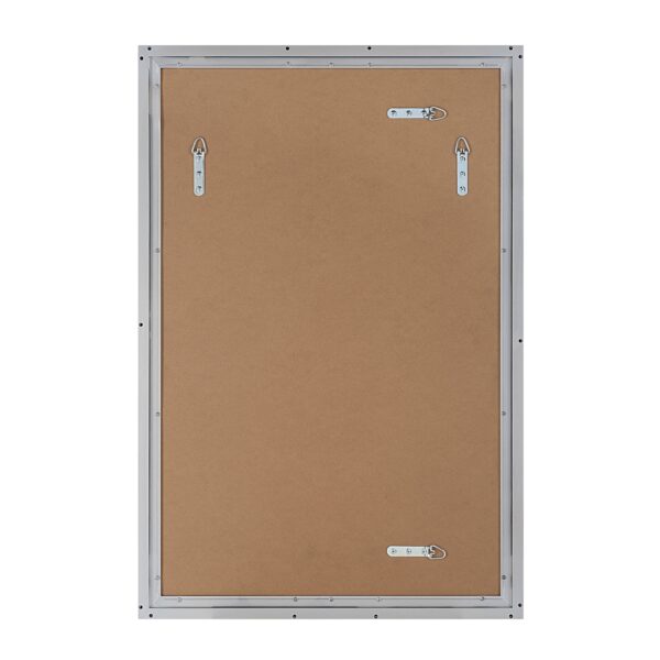 Renwil Pia Champagne Rectangular Wall Mirror MT2685 - rear view showing the two-way mounting points