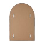 Renwil Plaka Polished Nickel Arch Wall Mirror MT2693 - rear view showing upright and inverted mounting points