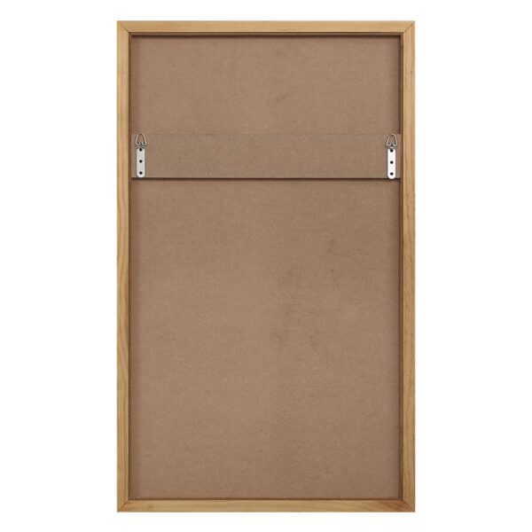 Renwil Salia Natural Pine Rectangular Wall Mirror MT2708 - rear view of mounting hardware