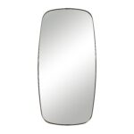 Renwil Jacossa Champagne Shaped Wall Mirror MT2712 - front view of elongated champagne framed mirror