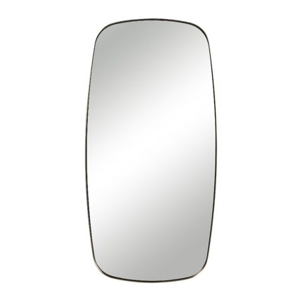 Renwil Jacossa Champagne Shaped Wall Mirror MT2712 - front view of elongated champagne framed mirror