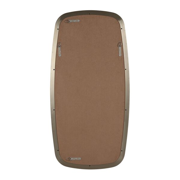 Renwil Jacossa Champagne Shaped Wall Mirror MT2712 - rear view showing mounting points for two orientations
