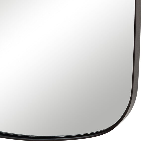 Renwil Nicoya Dark Bronze Shaped Wall Mirror MT2713 - close-up of dark bronze edge