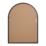 Renwil Olfito Matte Black Pine Arch Mirror MT2715 - rear view showing two D-rings