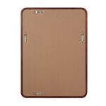 Renwil Tacna Walnut-Finish Pine Wall Mirror MT2718 - rear view showing mounting points for two orientations