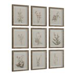 Renwil Crema Framed Art Print — Set of 9 — product view 2 — PA0043